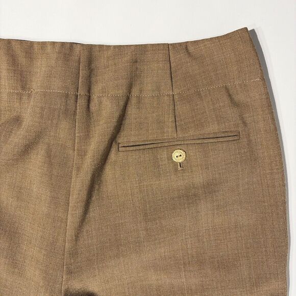 St. John Collection Beige Wide Leg Flare Pants Pockets Lagenlook Women Size 6 - Picture 8 of 16